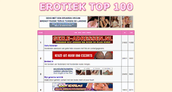 Desktop Screenshot of erotiektop100.nl